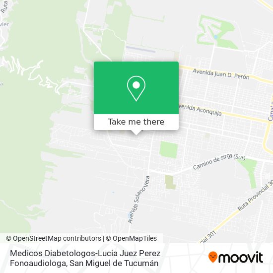 Mapa de Medicos Diabetologos-Lucia Juez Perez Fonoaudiologa