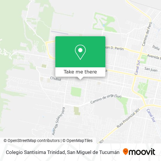 Colegio Santisima Trinidad map