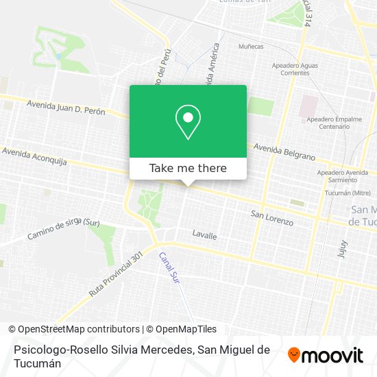 Psicologo-Rosello Silvia Mercedes map