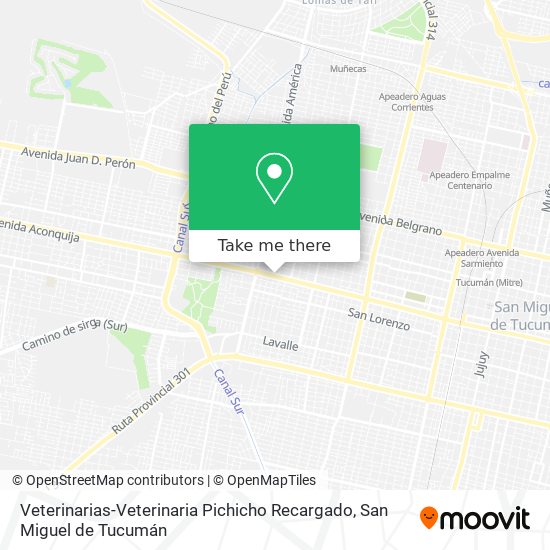 Mapa de Veterinarias-Veterinaria Pichicho Recargado