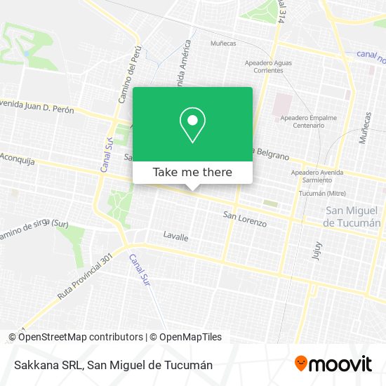 Sakkana SRL map