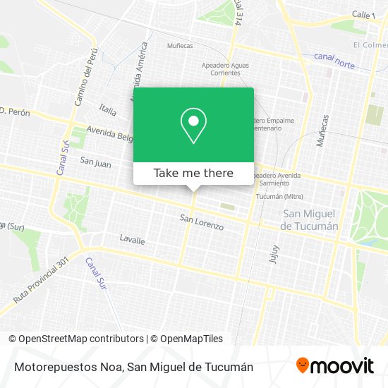 Motorepuestos Noa map