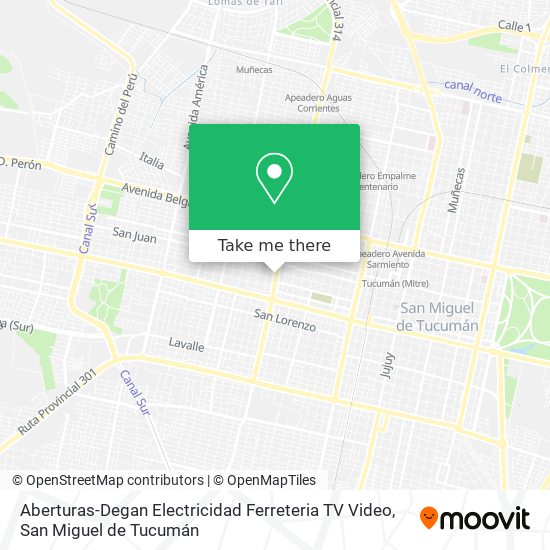 Mapa de Aberturas-Degan Electricidad Ferreteria TV Video