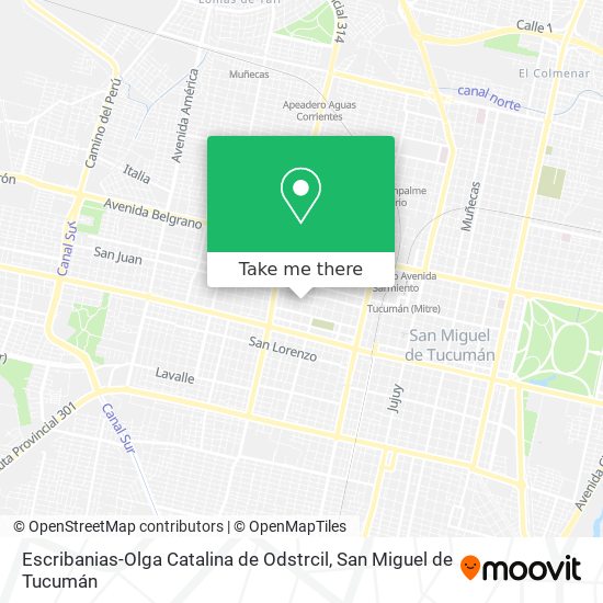 Mapa de Escribanias-Olga Catalina de Odstrcil
