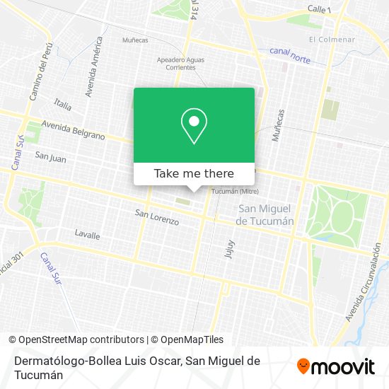 Dermatólogo-Bollea Luis Oscar map