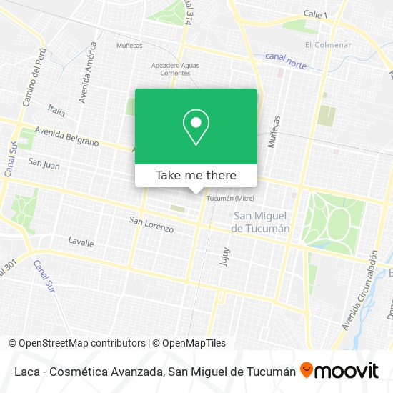 Laca - Cosmética Avanzada map