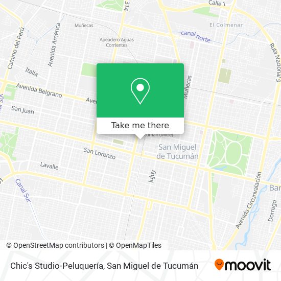 Chic's Studio-Peluquería map