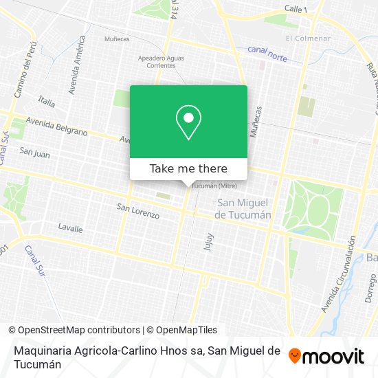 Maquinaria Agricola-Carlino Hnos sa map