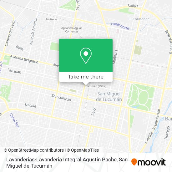 Lavanderias-Lavanderia Integral Agustin Pache map