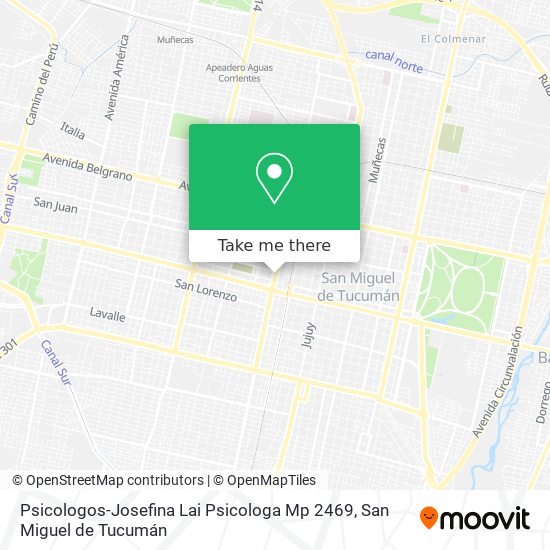 Psicologos-Josefina Lai Psicologa Mp 2469 map