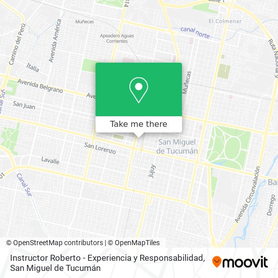 Instructor Roberto - Experiencia y Responsabilidad map