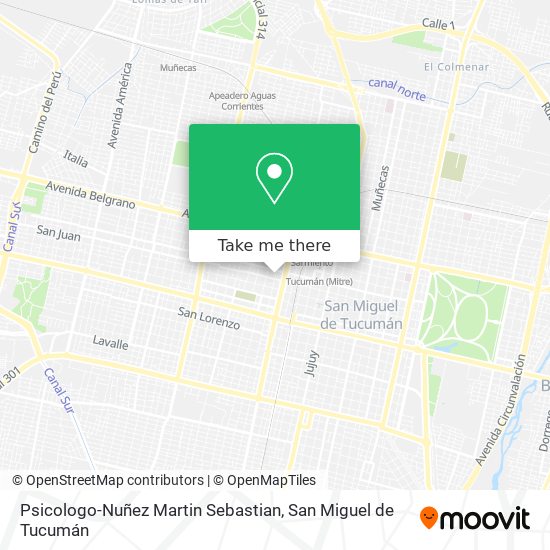Psicologo-Nuñez Martin Sebastian map
