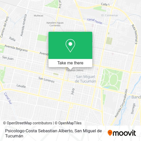 Mapa de Psicologo-Costa Sebastian Alberto