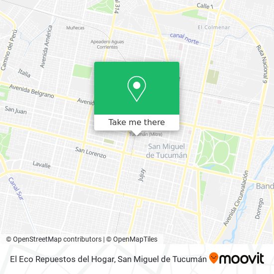 El Eco Repuestos del Hogar map