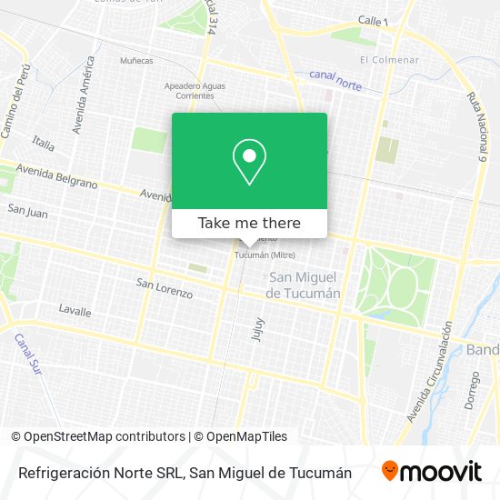 Refrigeración Norte SRL map