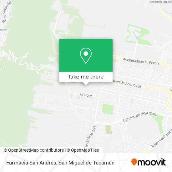 Mapa de Farmacia San Andres