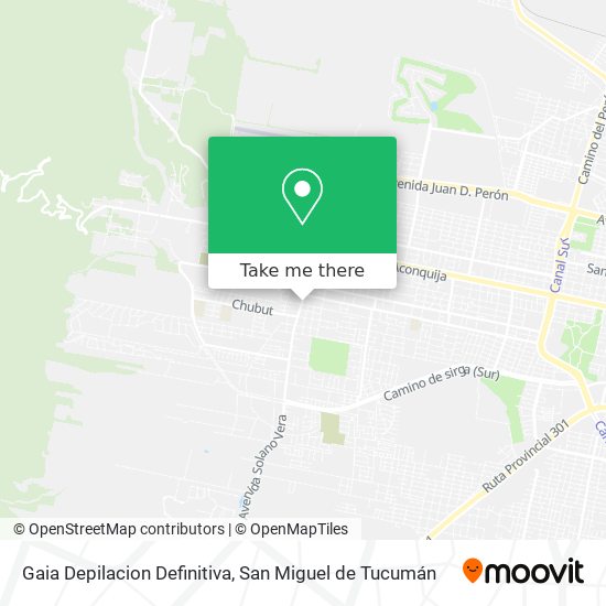 Mapa de Gaia Depilacion Definitiva