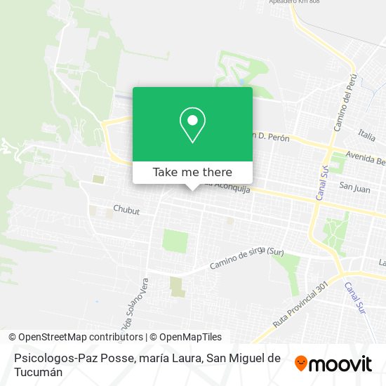 Psicologos-Paz Posse, maría Laura map