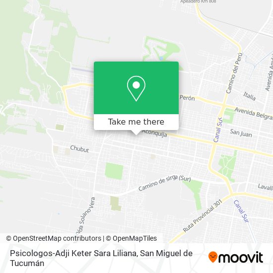 Psicologos-Adji Keter Sara Liliana map