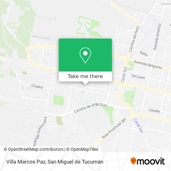 Villa Marcos Paz map