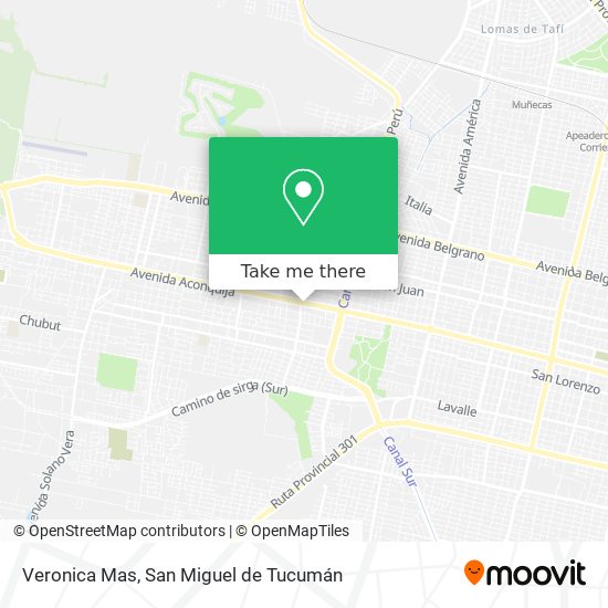 Veronica Mas map