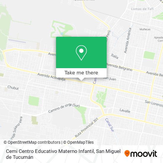 Mapa de Cemi Centro Educativo Materno Infantil