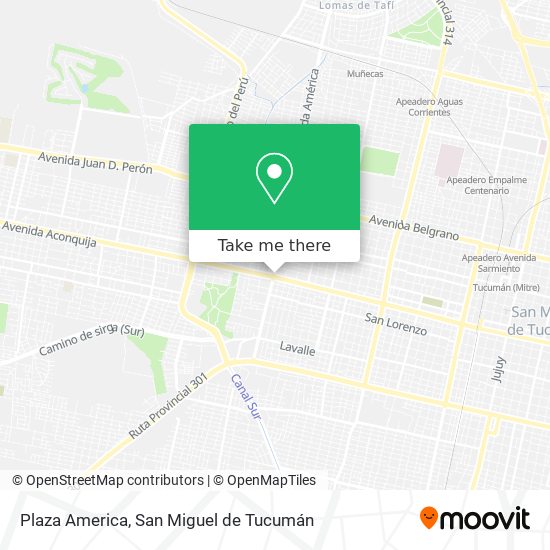 Plaza America map