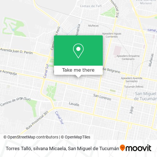 Mapa de Torres Talló, silvana Micaela