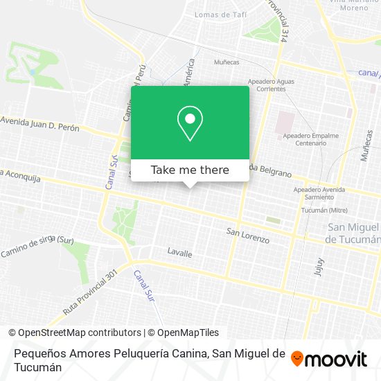 Pequeños Amores Peluquería Canina map