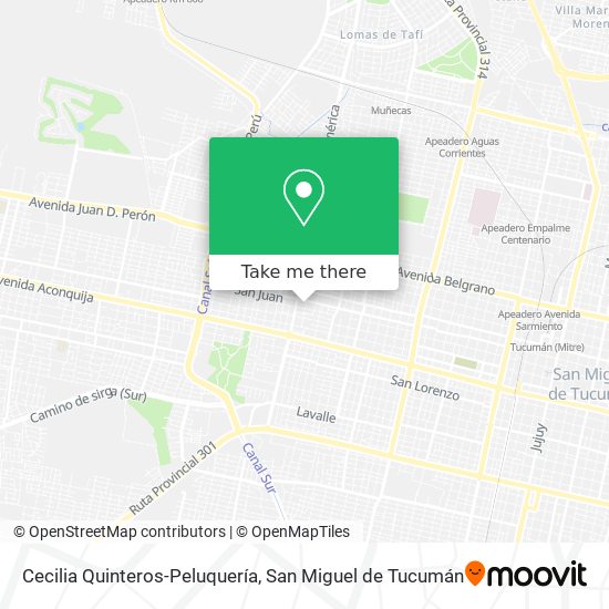 Cecilia Quinteros-Peluquería map