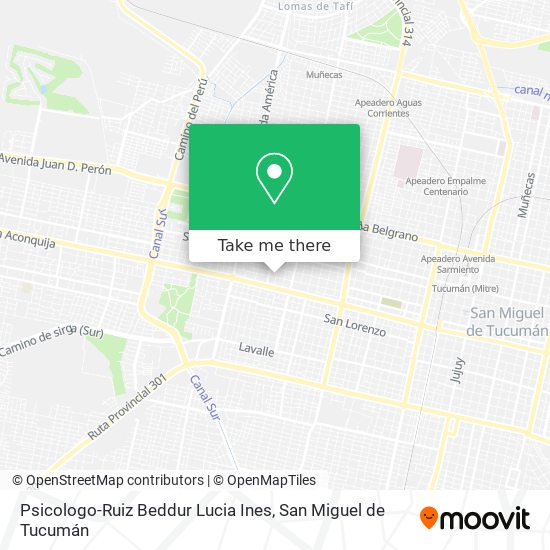 Psicologo-Ruiz Beddur Lucia Ines map