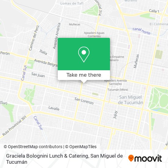 Graciela Bolognini Lunch & Catering map