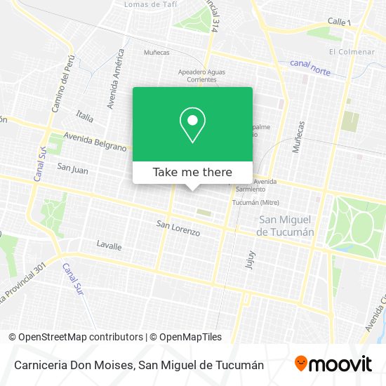 Carniceria Don Moises map