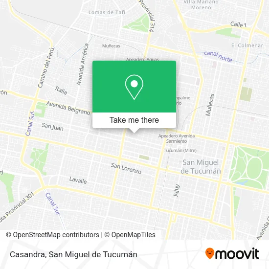 Mapa de Casandra