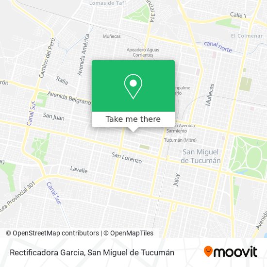 Mapa de Rectificadora Garcia