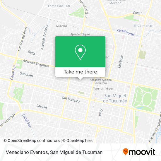 Mapa de Veneciano Eventos