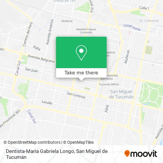 Mapa de Dentista-Maria Gabriela Longo