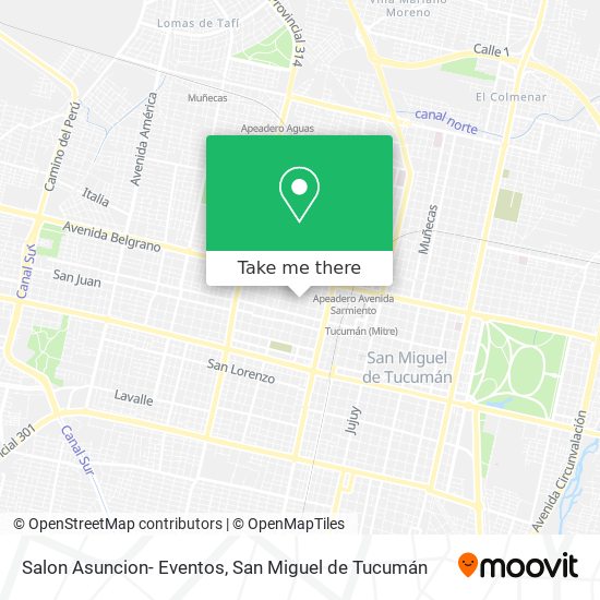 Salon Asuncion- Eventos map
