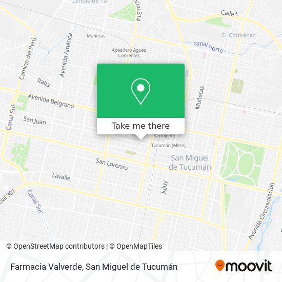 Mapa de Farmacia Valverde