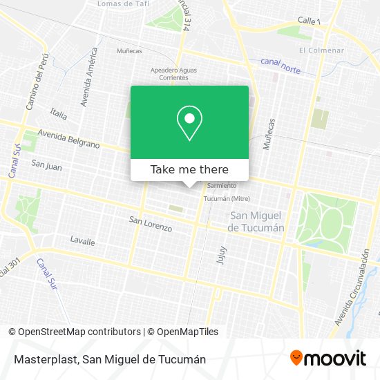 Masterplast map