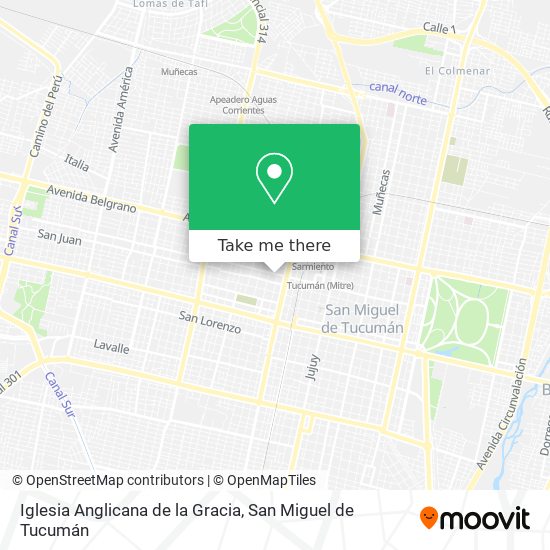 Iglesia Anglicana de la Gracia map