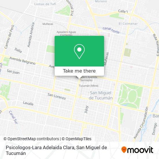 Psicologos-Lara Adelaida Clara map