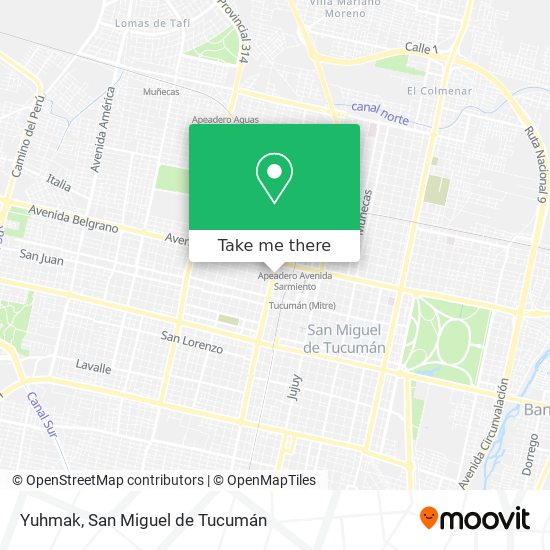 Yuhmak map