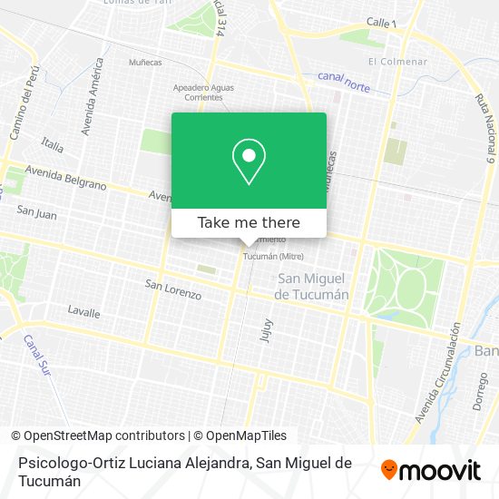 Psicologo-Ortiz Luciana Alejandra map
