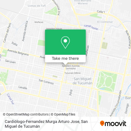 Cardiólogo-Fernandez Murga Arturo Jose map