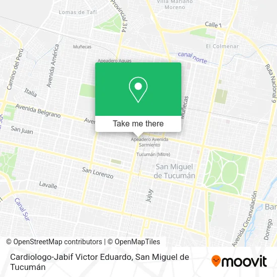 Mapa de Cardiologo-Jabif Victor Eduardo