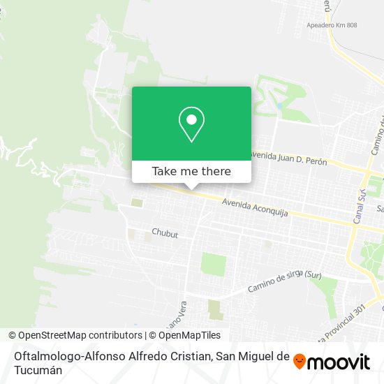 Mapa de Oftalmologo-Alfonso Alfredo Cristian