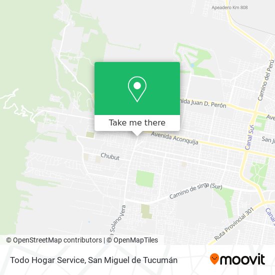 Todo Hogar Service map