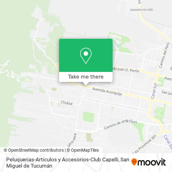 Peluquerias-Articulos y Accesorios-Club Capelli map