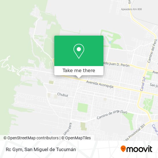 Mapa de Rc Gym
